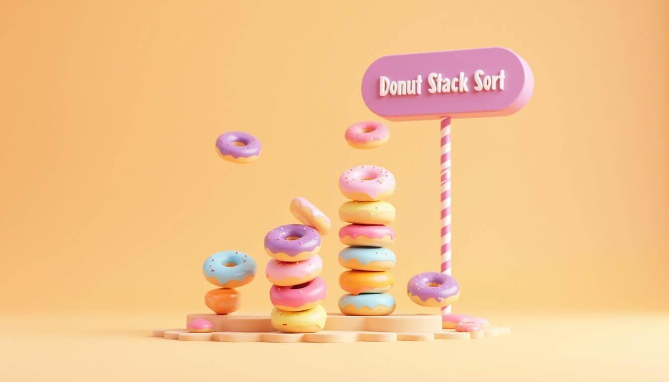 Donut Stack Sort game preview